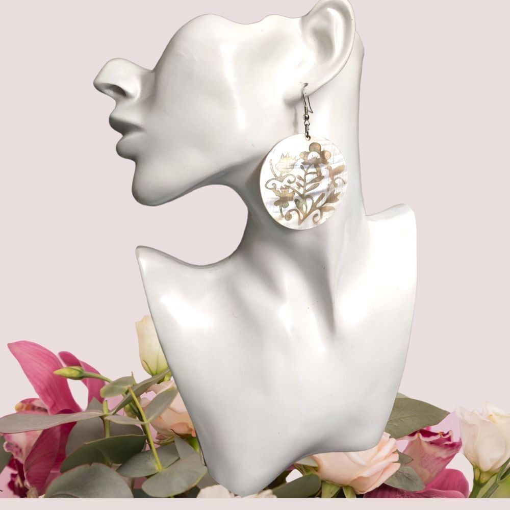 Earrings - Pearl Sea Shell